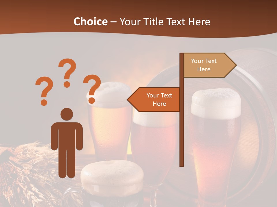 Hops Beer Barrel PowerPoint Template