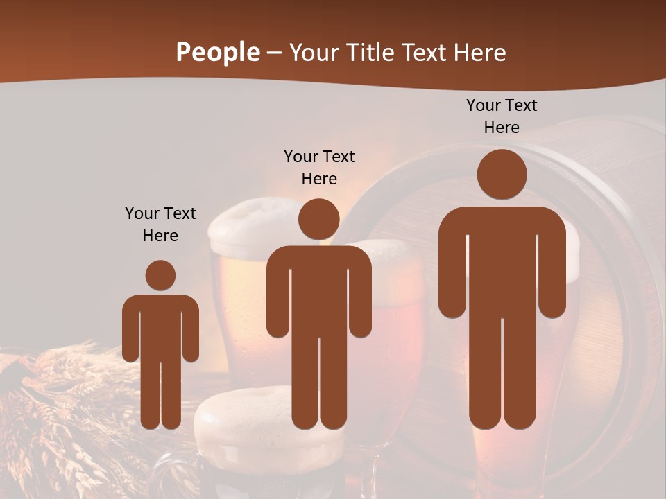 Hops Beer Barrel PowerPoint Template