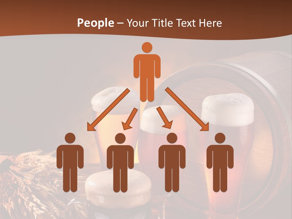 Hops Beer Barrel PowerPoint Template