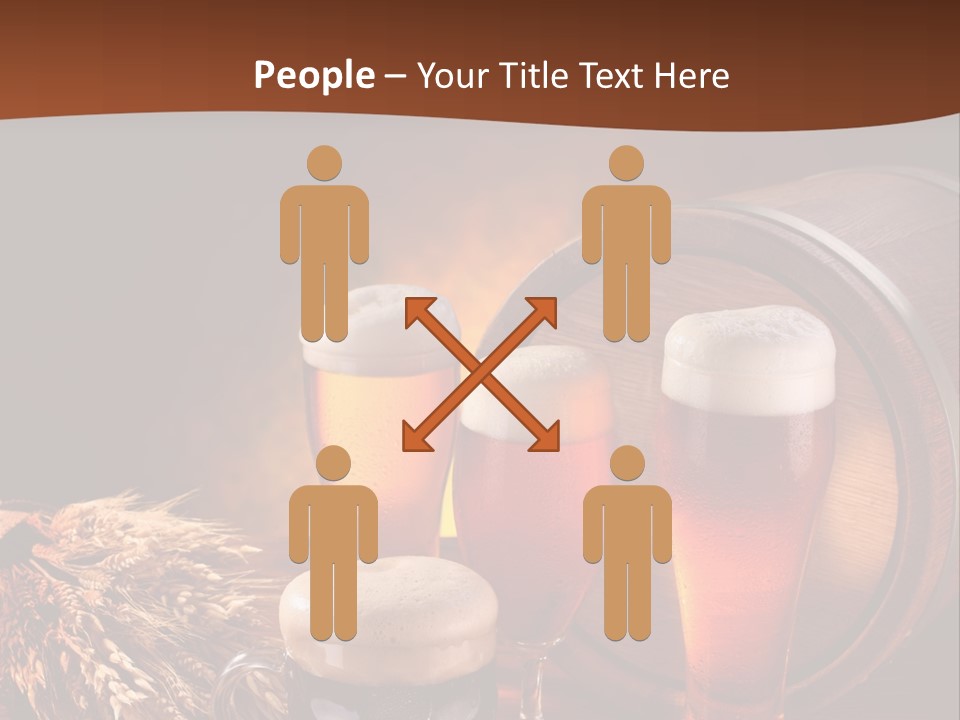 Hops Beer Barrel PowerPoint Template