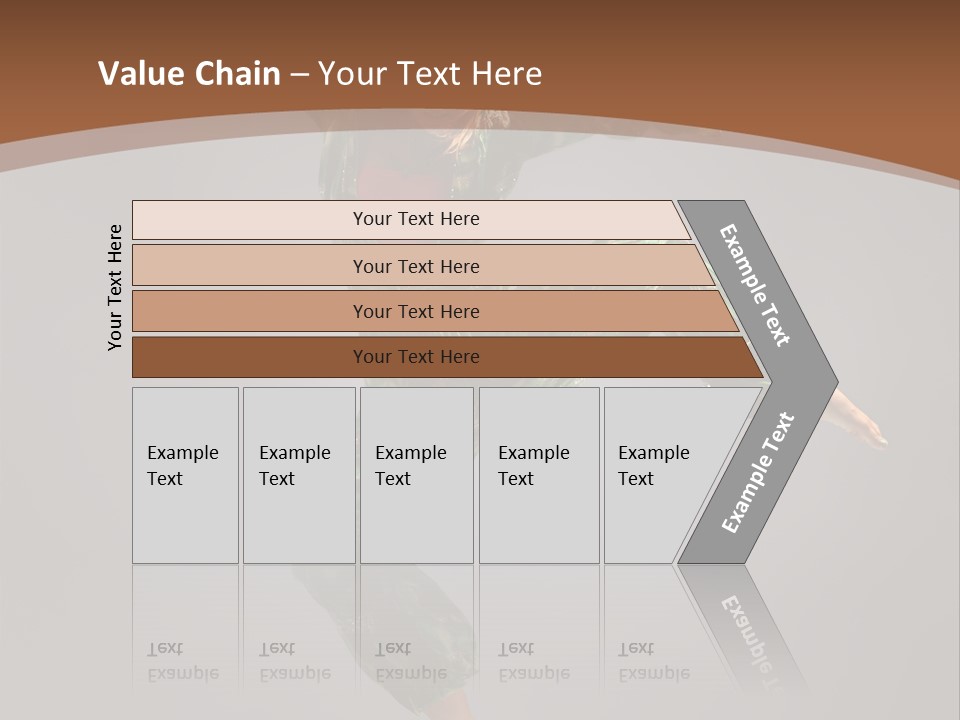 Gymnastic Teenager Jump PowerPoint Template