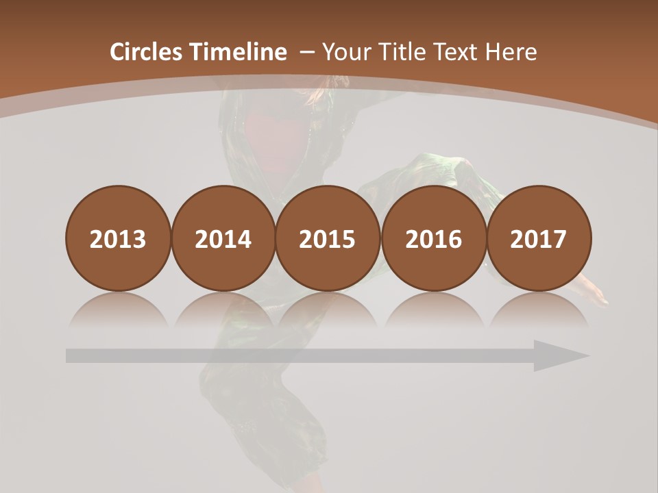 Gymnastic Teenager Jump PowerPoint Template