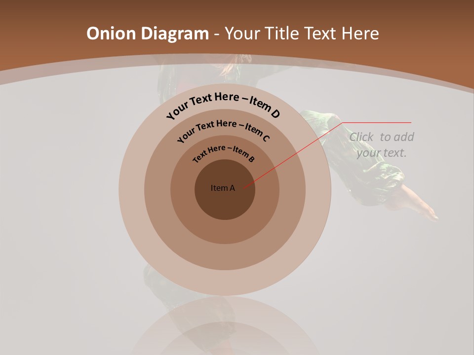 Gymnastic Teenager Jump PowerPoint Template