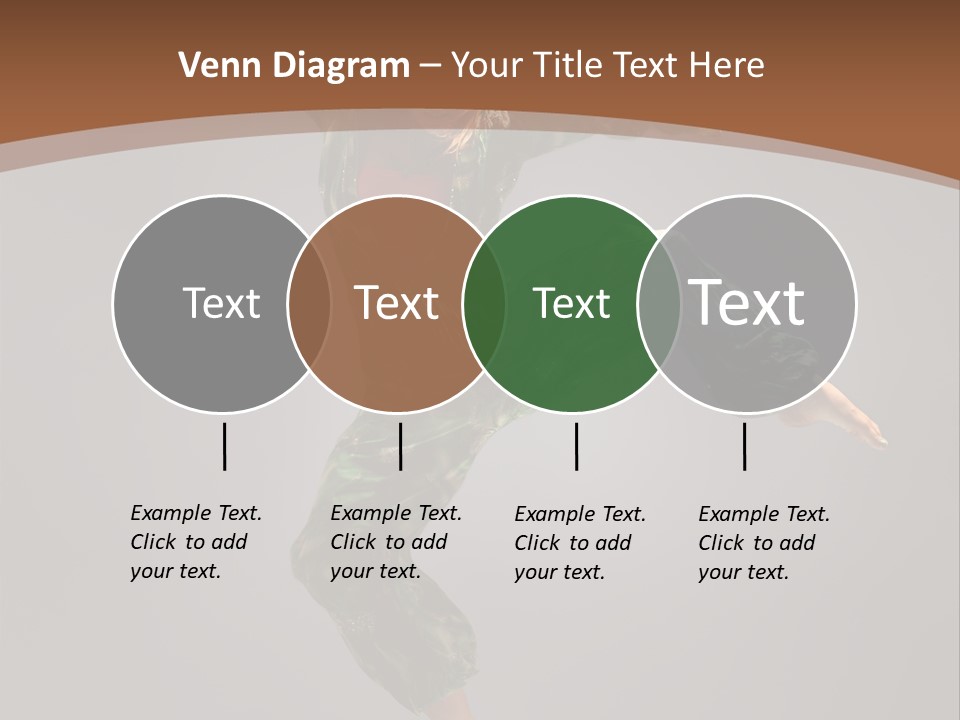 Gymnastic Teenager Jump PowerPoint Template