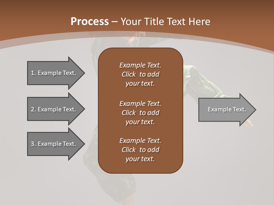 Gymnastic Teenager Jump PowerPoint Template
