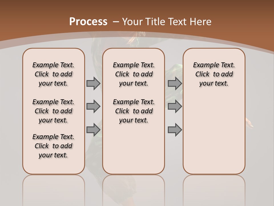 Gymnastic Teenager Jump PowerPoint Template