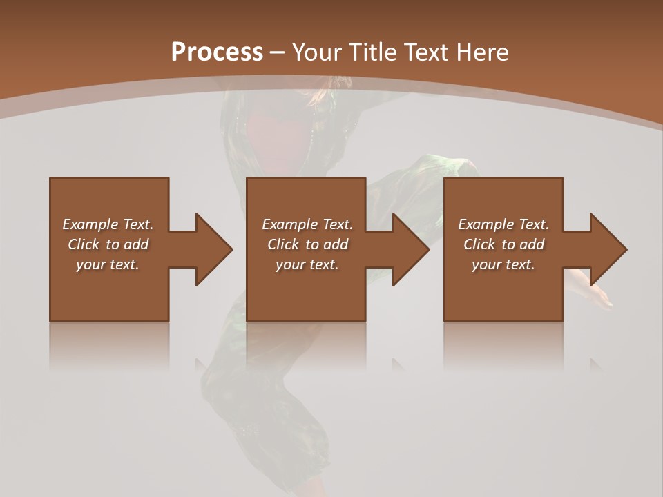 Gymnastic Teenager Jump PowerPoint Template