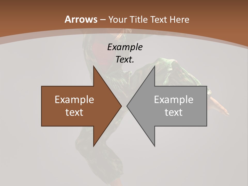 Gymnastic Teenager Jump PowerPoint Template