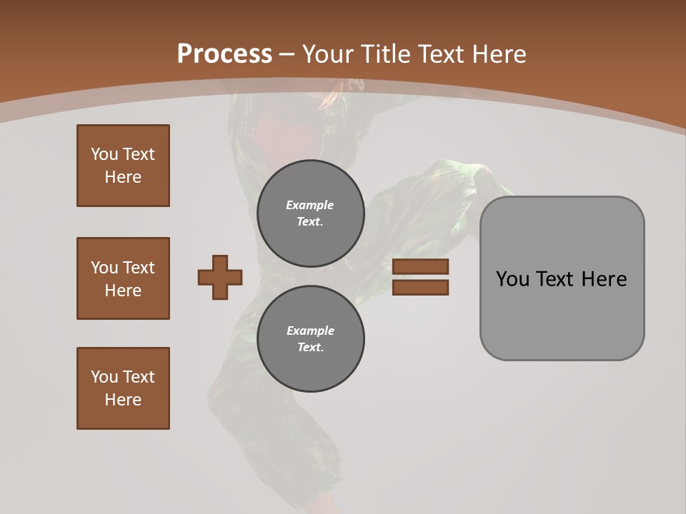 Gymnastic Teenager Jump PowerPoint Template