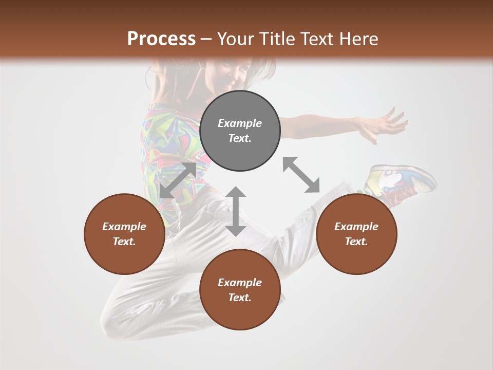 Elegance Stretching Young PowerPoint Template