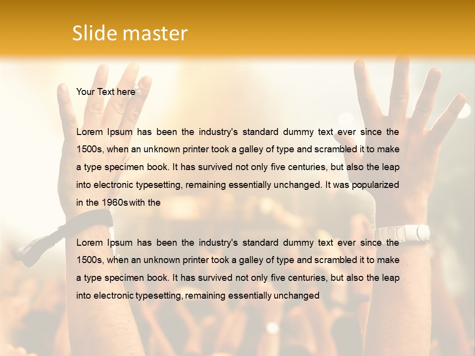 Festival Nightlife Stage PowerPoint Template