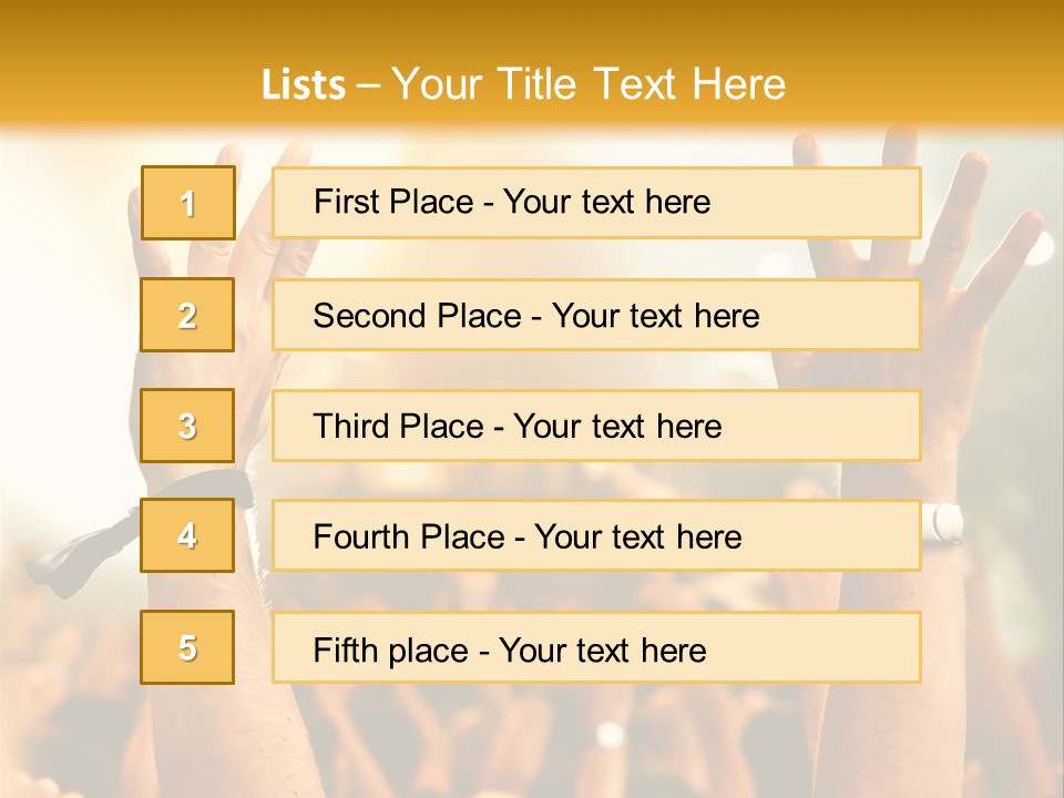 Festival Nightlife Stage PowerPoint Template