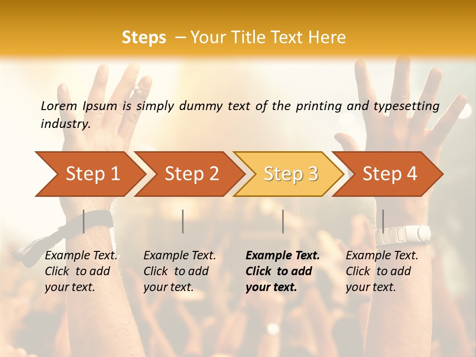 Festival Nightlife Stage PowerPoint Template
