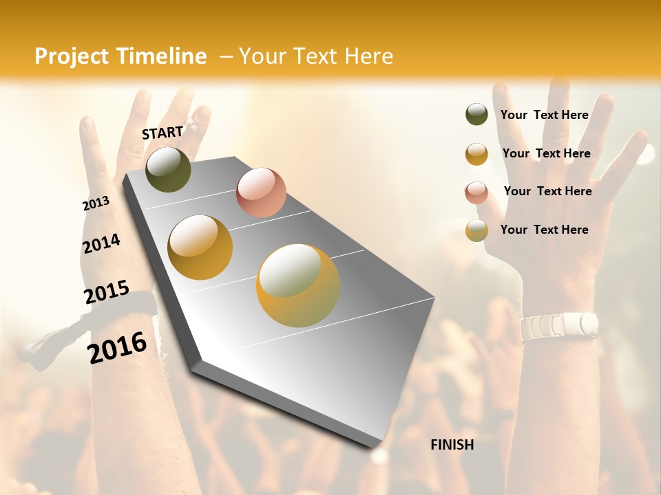 Festival Nightlife Stage PowerPoint Template