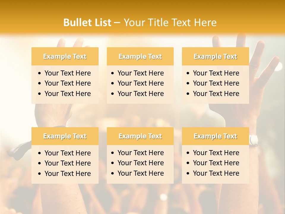Festival Nightlife Stage PowerPoint Template