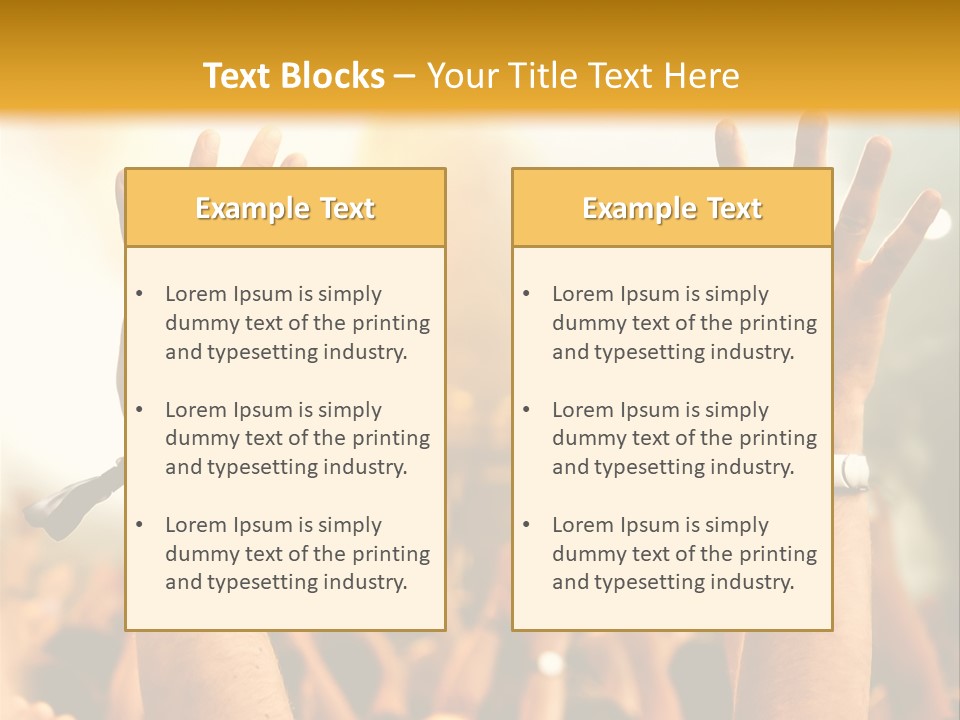 Festival Nightlife Stage PowerPoint Template