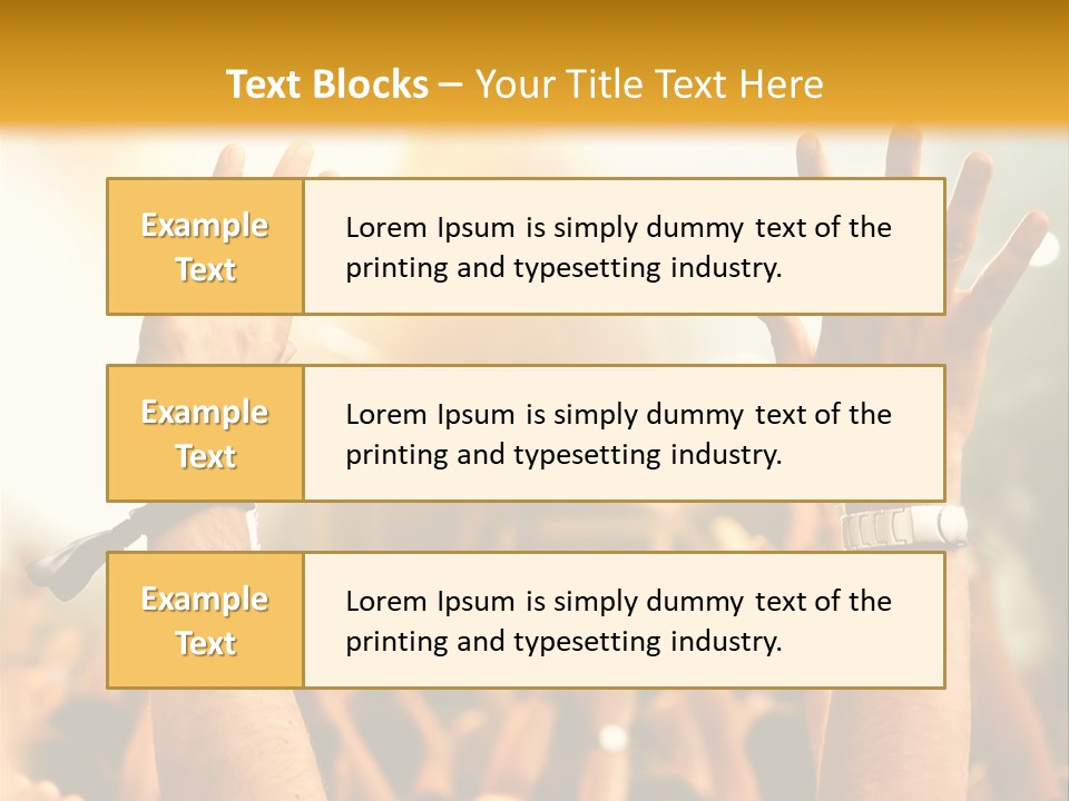 Festival Nightlife Stage PowerPoint Template