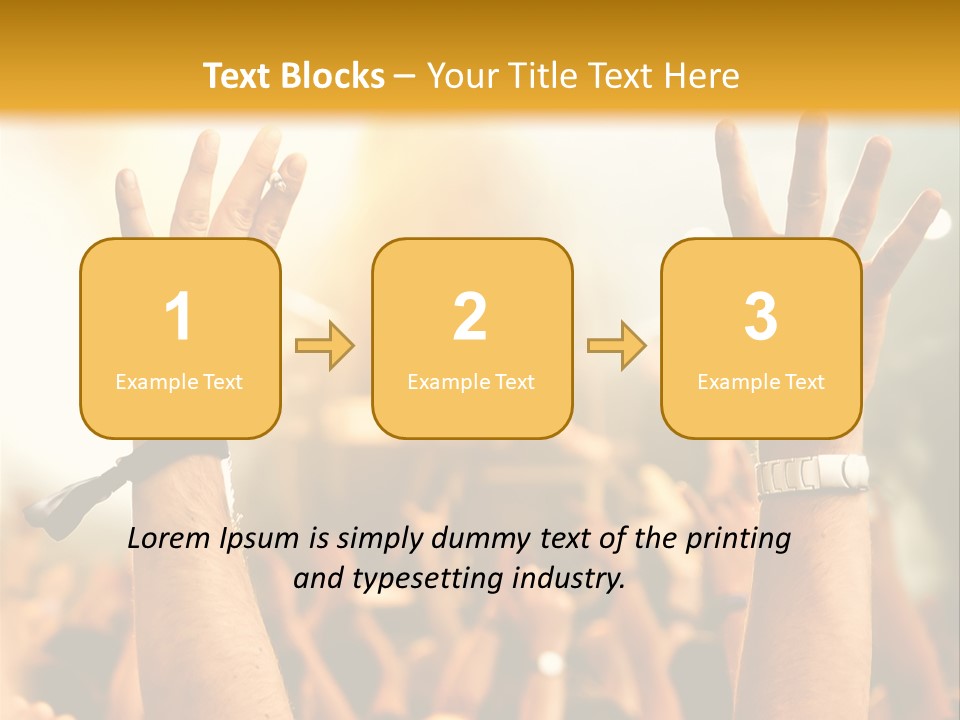 Festival Nightlife Stage PowerPoint Template