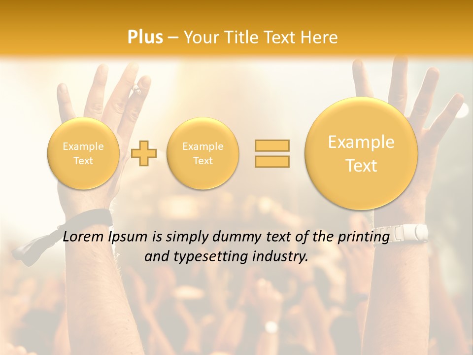 Festival Nightlife Stage PowerPoint Template