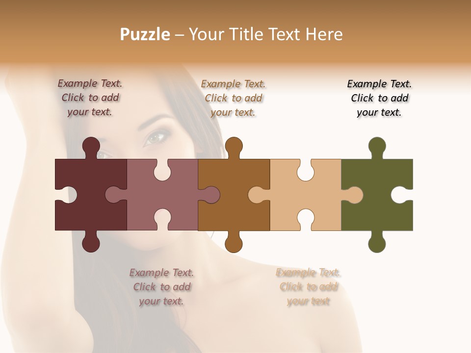 Person White Fresh PowerPoint Template