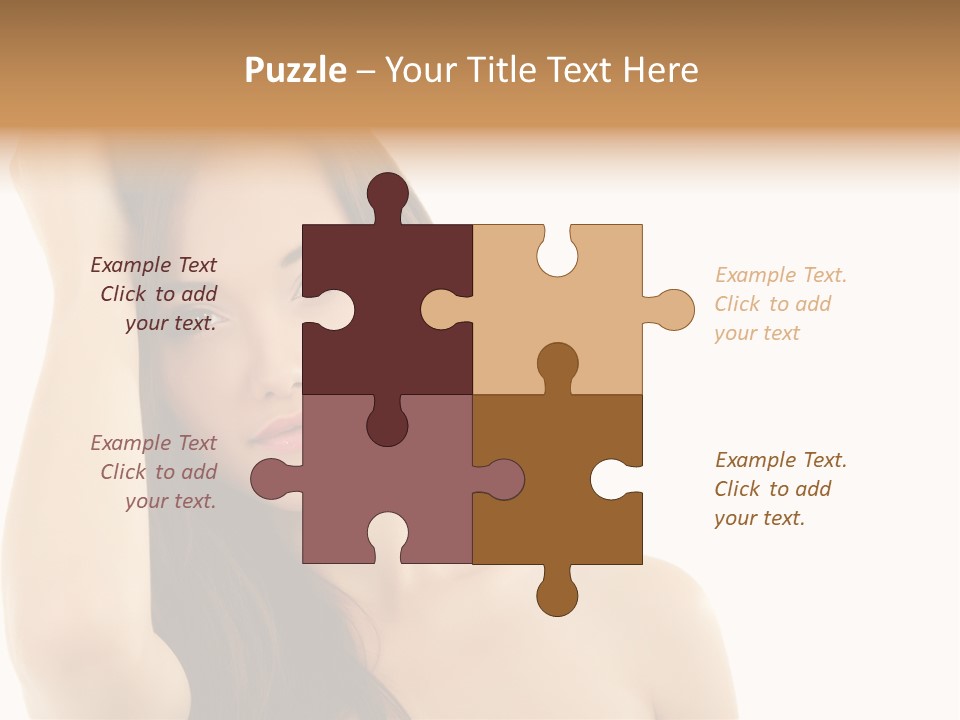 Person White Fresh PowerPoint Template