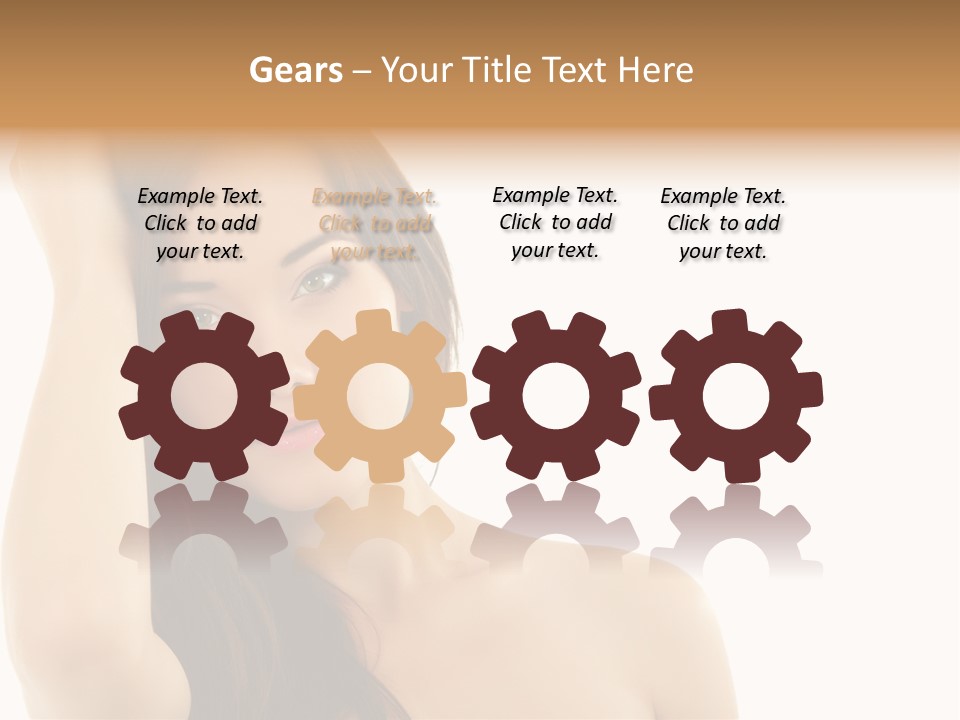 Person White Fresh PowerPoint Template