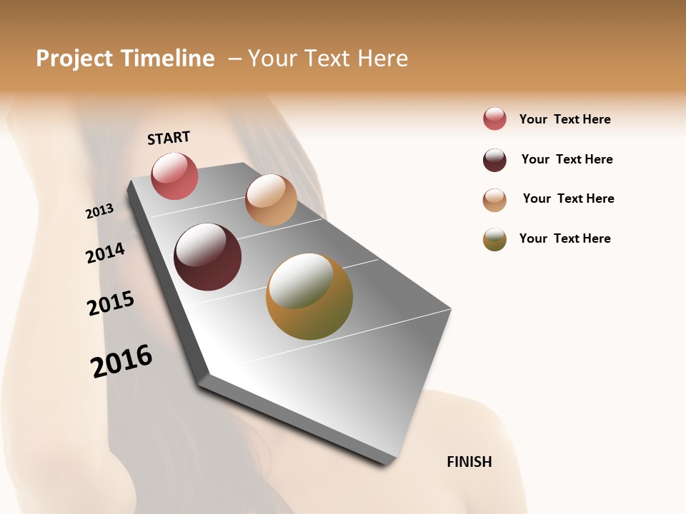 Person White Fresh PowerPoint Template