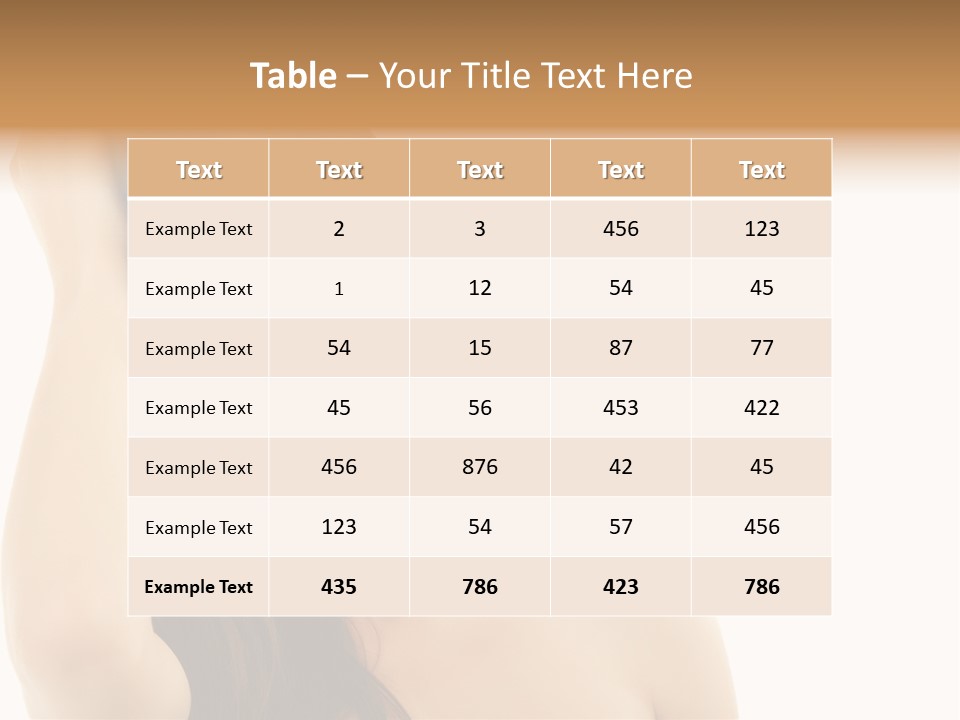 Person White Fresh PowerPoint Template