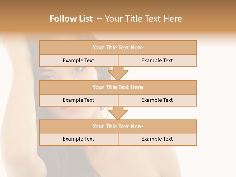 Person White Fresh PowerPoint Template