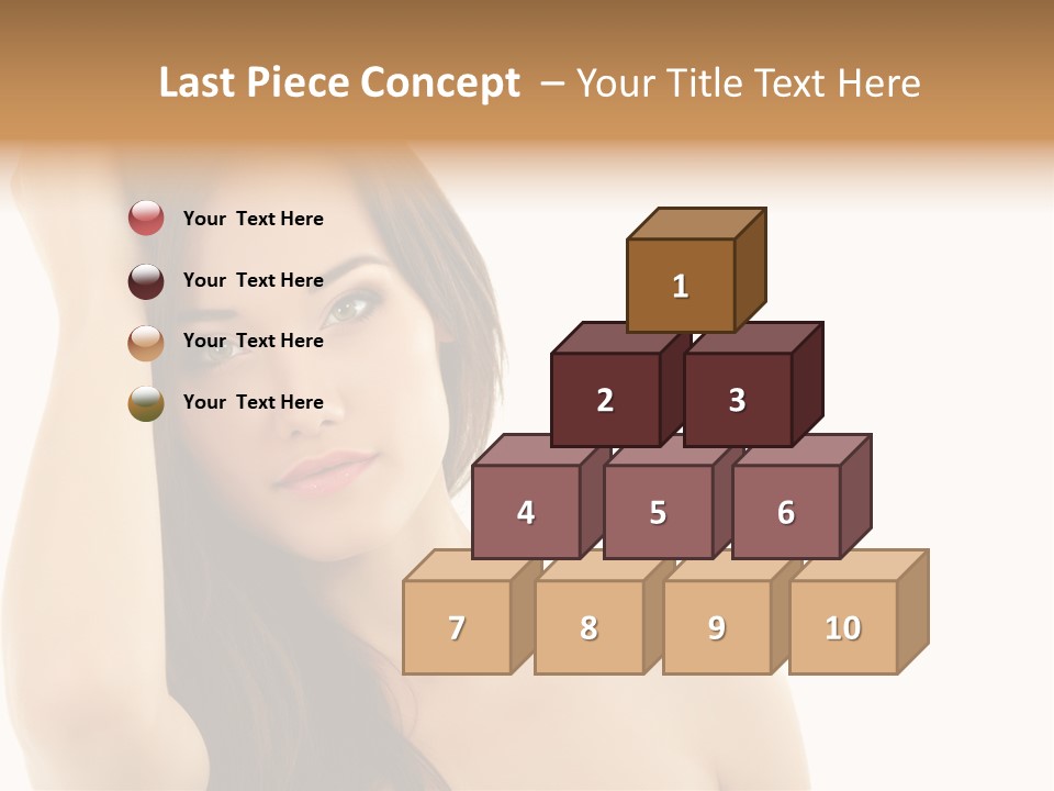 Person White Fresh PowerPoint Template