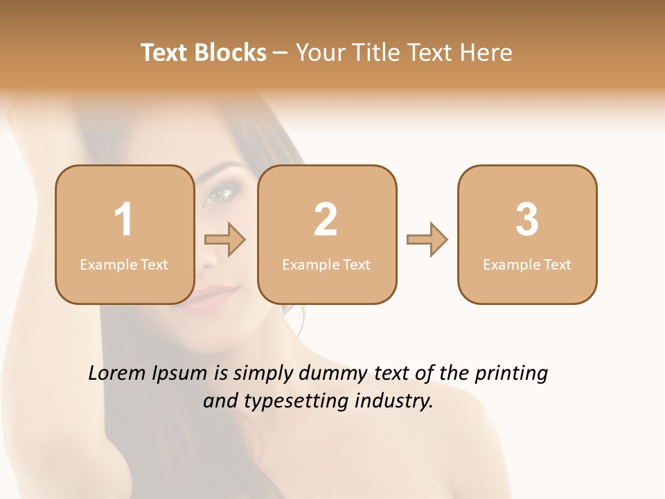 Person White Fresh PowerPoint Template