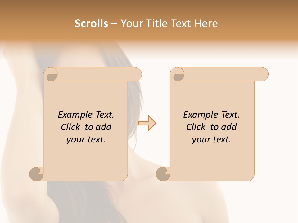 Person White Fresh PowerPoint Template