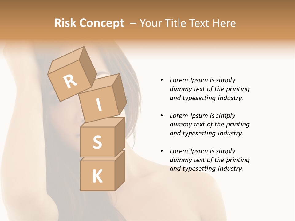 Person White Fresh PowerPoint Template