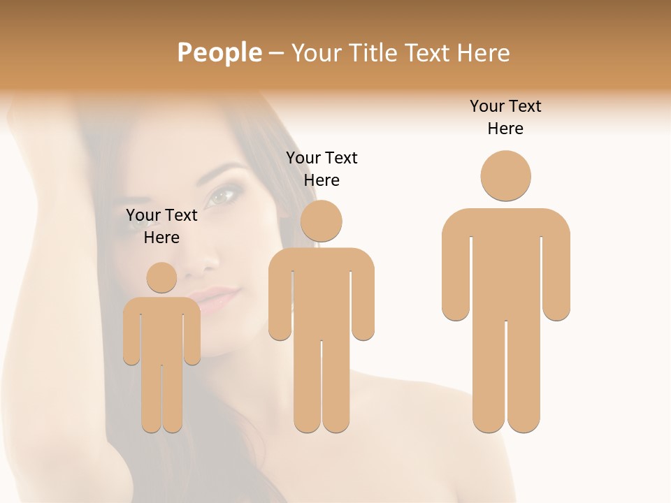Person White Fresh PowerPoint Template
