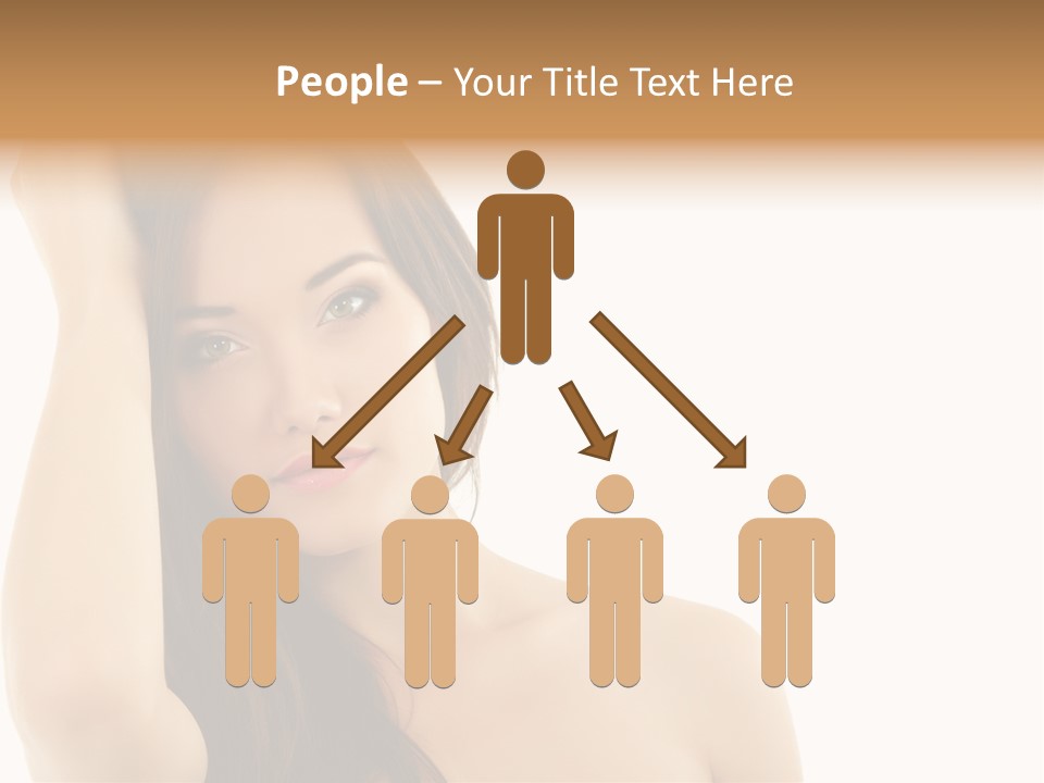 Person White Fresh PowerPoint Template