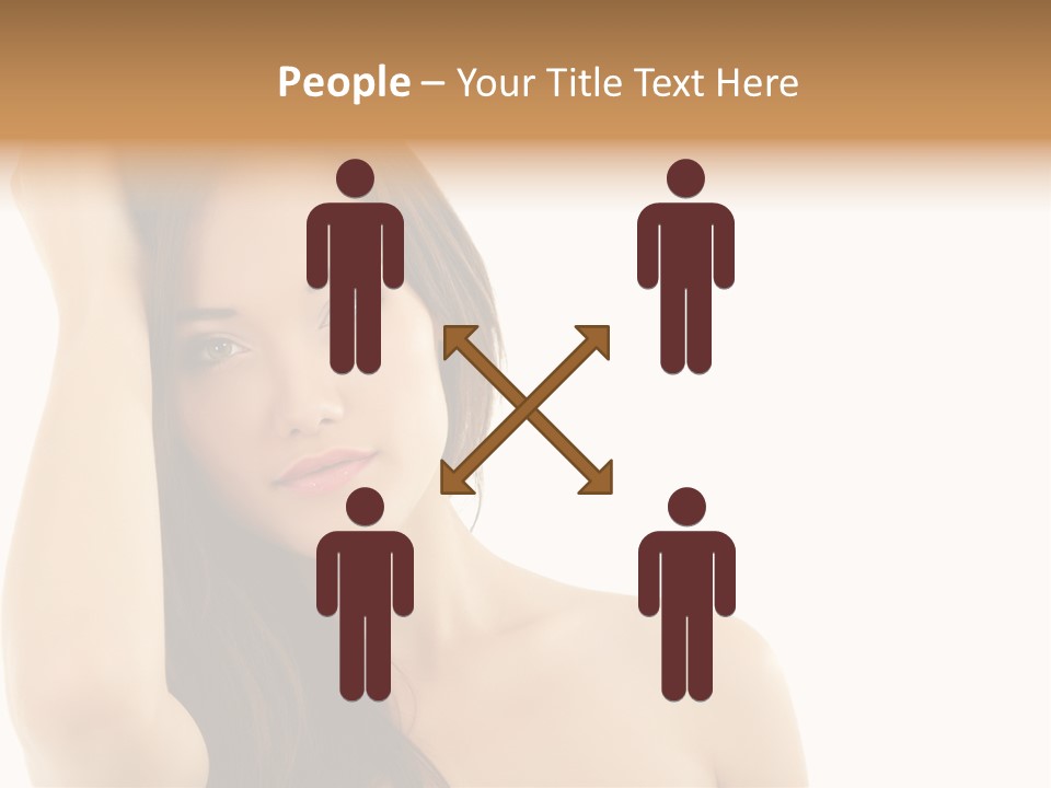 Person White Fresh PowerPoint Template