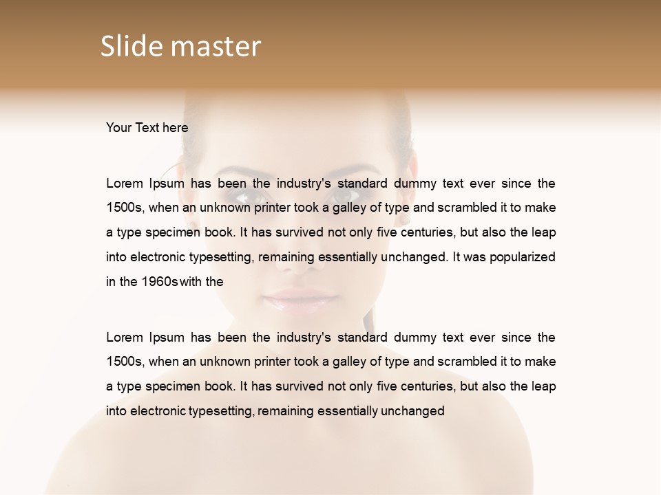 Girl Teen  PowerPoint Template