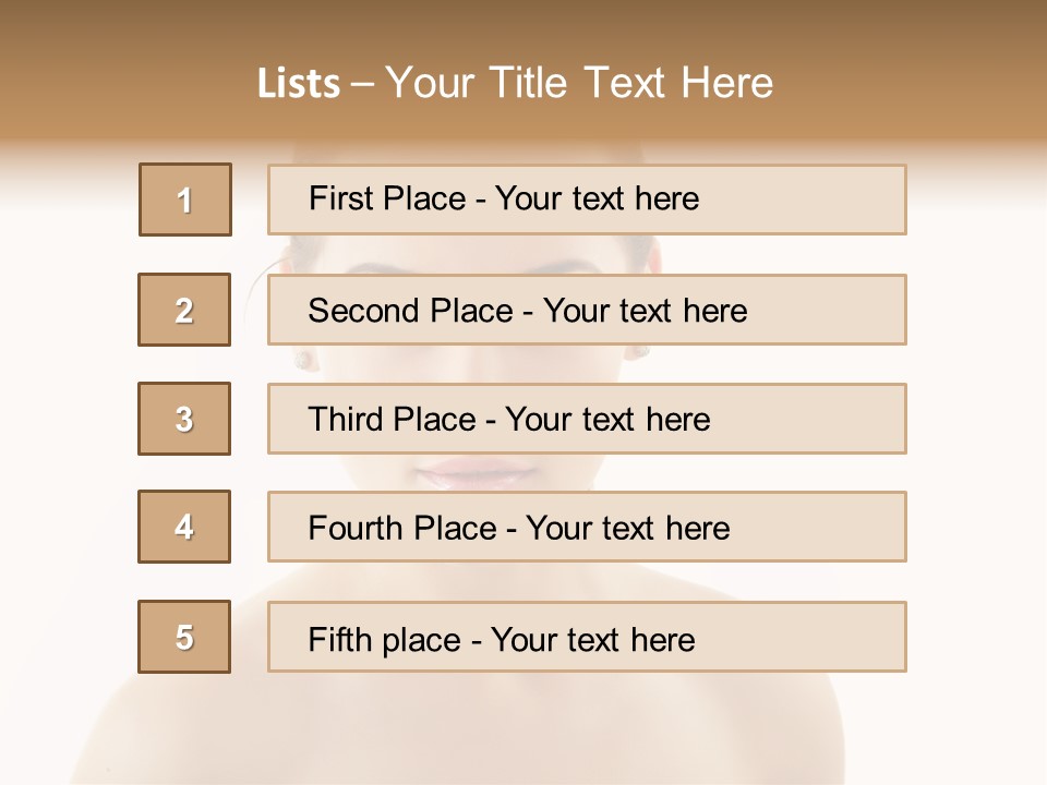 Girl Teen  PowerPoint Template