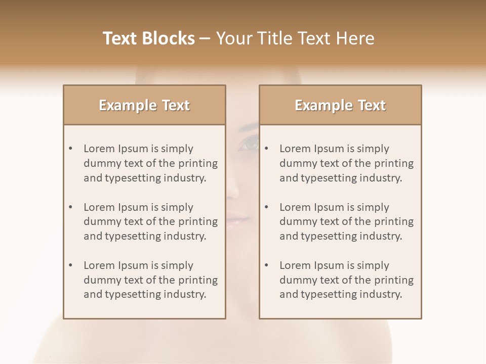 Girl Teen  PowerPoint Template