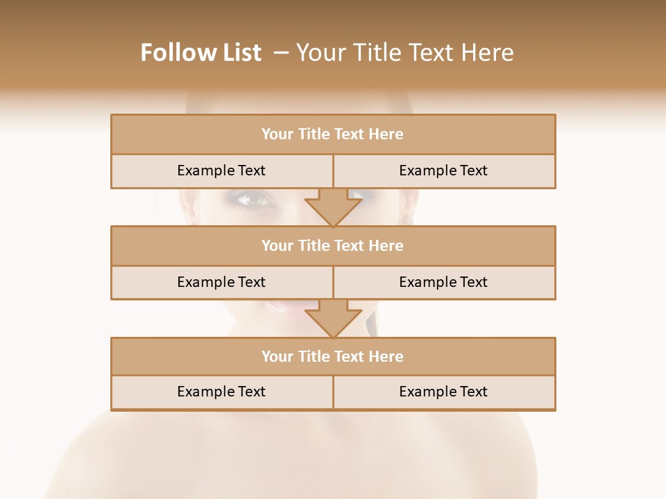 Girl Teen  PowerPoint Template