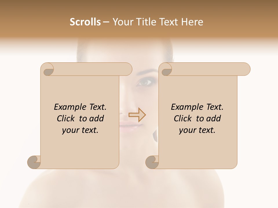 Girl Teen  PowerPoint Template