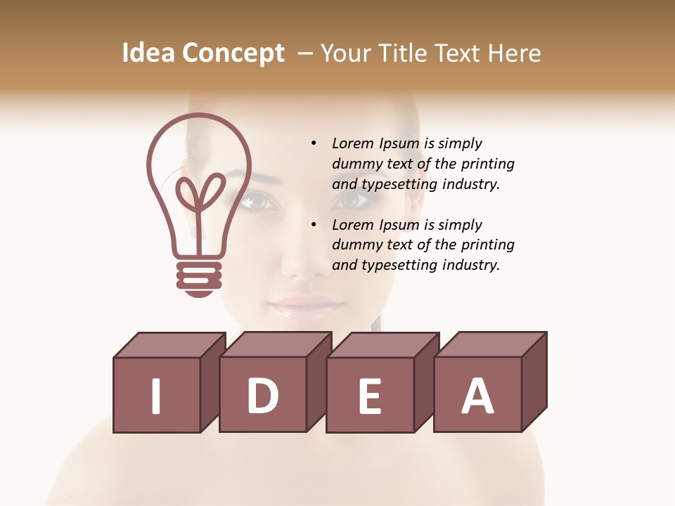 Girl Teen  PowerPoint Template