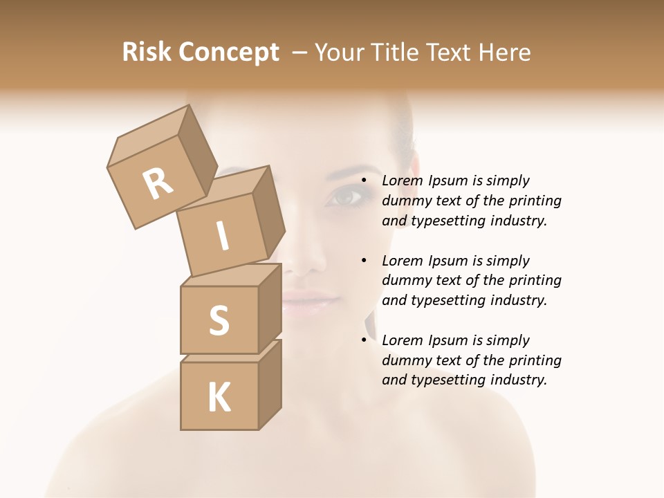 Girl Teen  PowerPoint Template