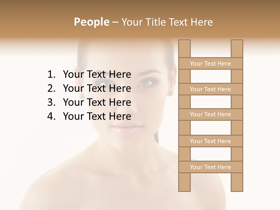 Girl Teen  PowerPoint Template