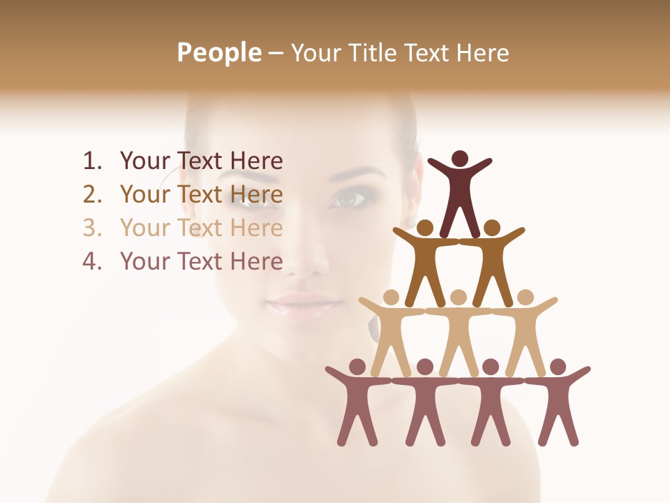 Girl Teen  PowerPoint Template