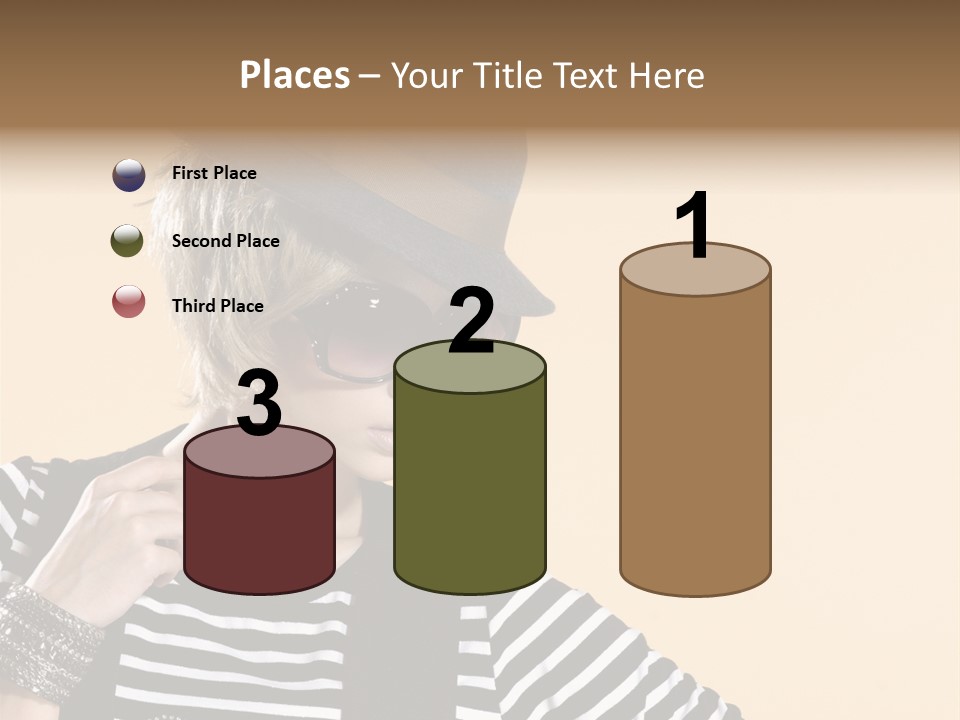 Head Studio Brown PowerPoint Template