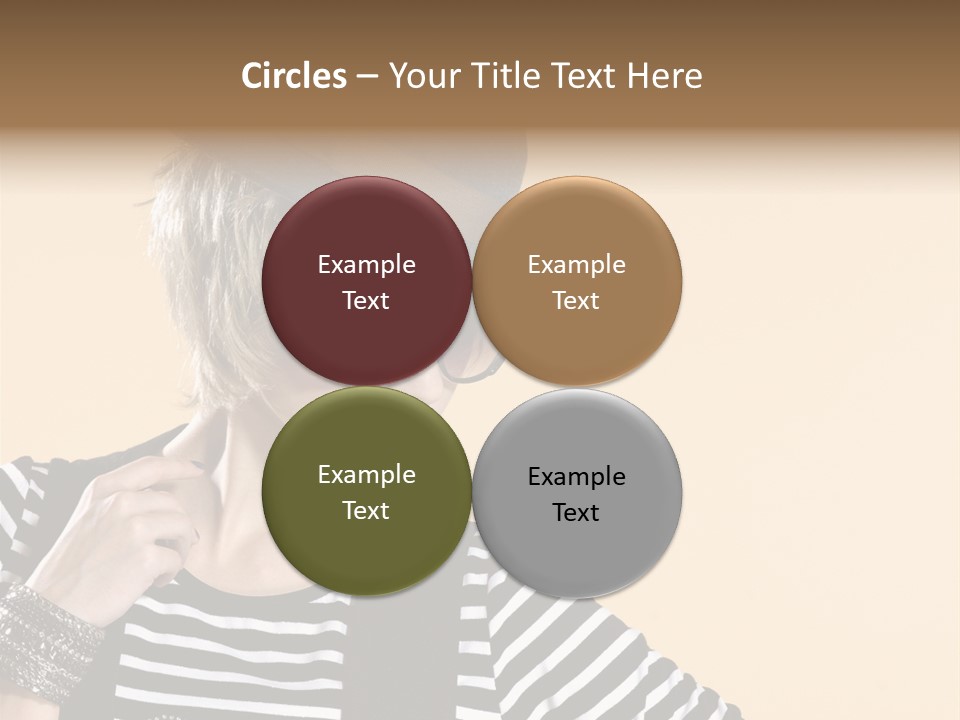 Head Studio Brown PowerPoint Template