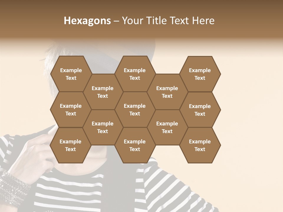 Head Studio Brown PowerPoint Template