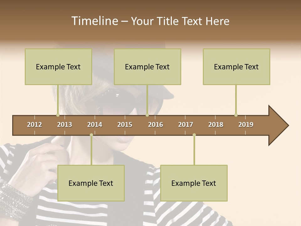 Head Studio Brown PowerPoint Template