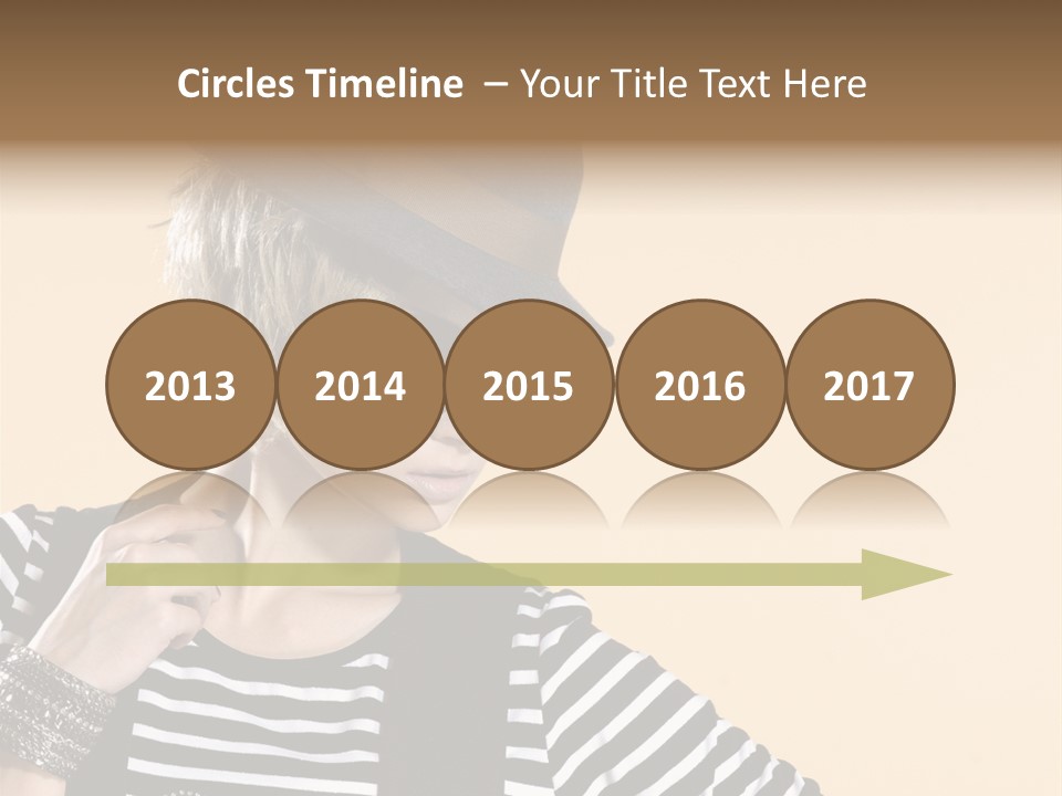 Head Studio Brown PowerPoint Template